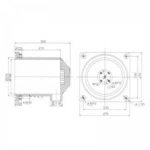 Ah3-12kv 270 4000A Red Brown Epoxy Resin Insulated Contact Box