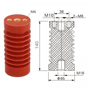 Electrical Insulator Resin Material high voltage 65*140