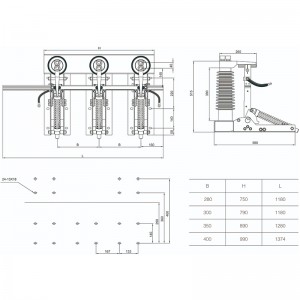 JN22-40.5/31.5 Series High Voltage Earthing Switch