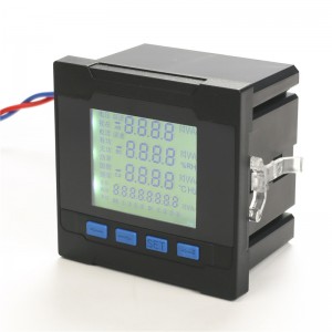 Three-phase intelligent current and voltmeter